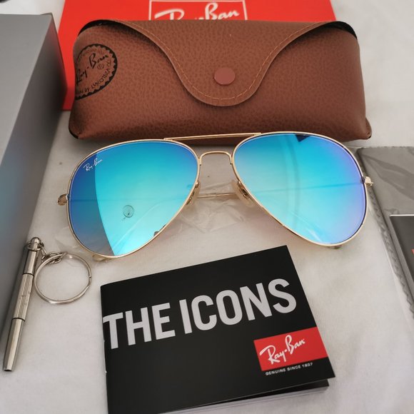 Ray-Ban Aviator blue Lens / Frame NEW
